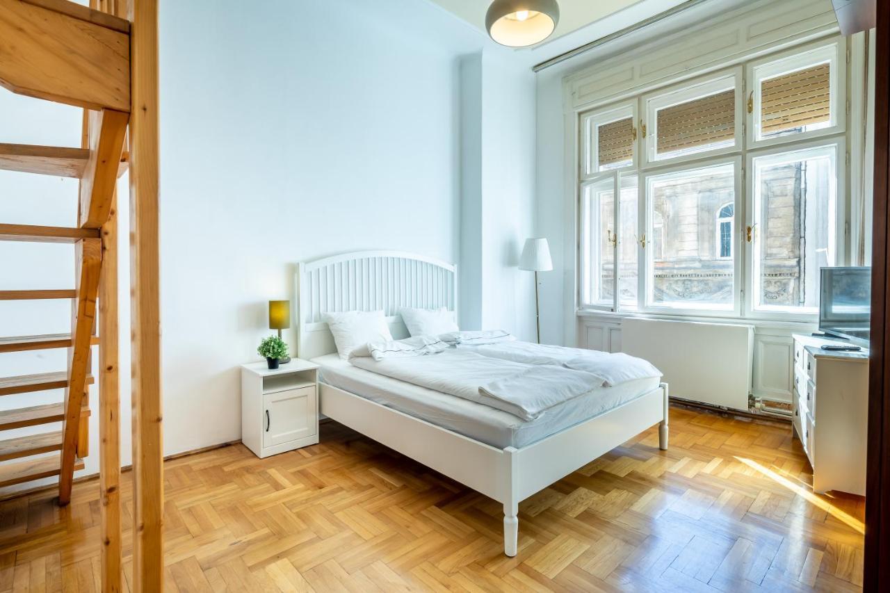 Huge Apartment In The City Center Budapest Eksteriør billede